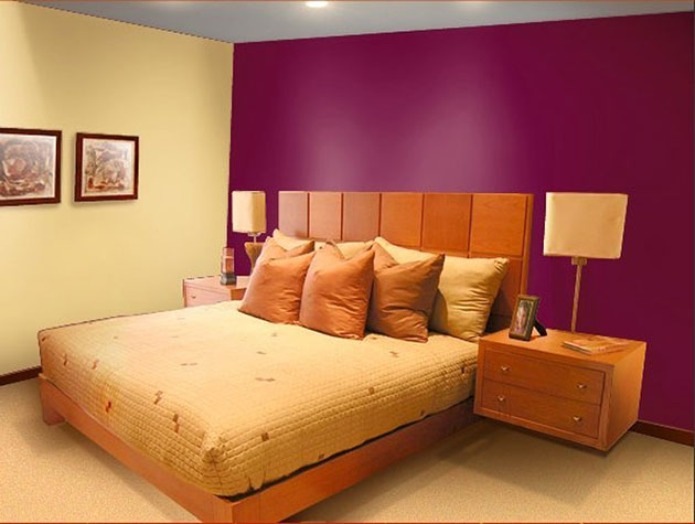 dormitorio-habitacion-pintada-dos-colores-3 beige y morado